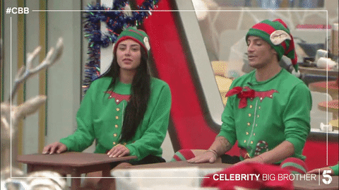 celebrity big brother christmas GIF by Big Brother UK