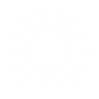 White Line Sun Sticker