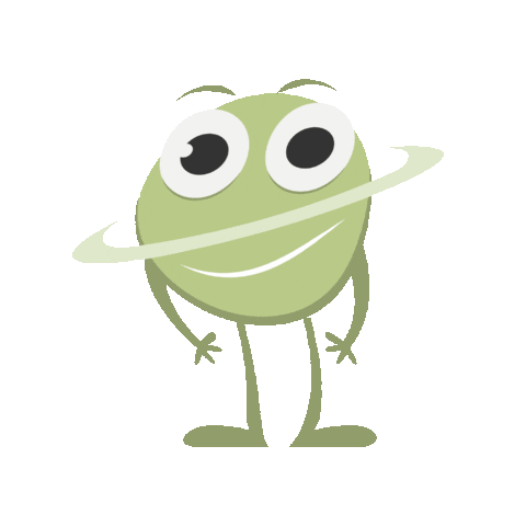 coordea giphygifmaker green earth smiley Sticker