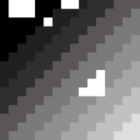black and white pixel GIF by 16-x-16