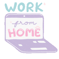 Working Work From Home Sticker
