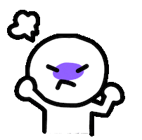 Angry Sticker by eomgogi