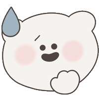 uni_kumawo uni 汗 焦る 困る Sticker