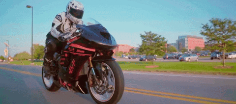 electric vehicles motorcycle GIF by Rochester Institute of Technology