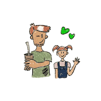 Yerba Mate Wink Sticker by Yerba Mate Argentina