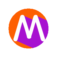 Orange Abc Sticker