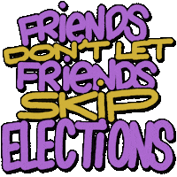 Voting Best Friend Sticker by INTO ACTION