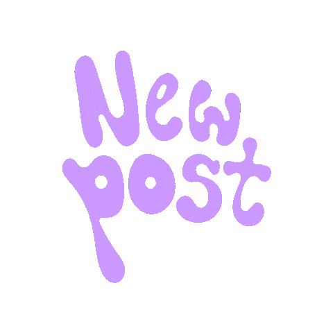 New Post Sticker by Amor Design Studio