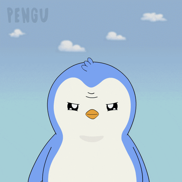 Nervous On My Way GIF by Pudgy Penguins