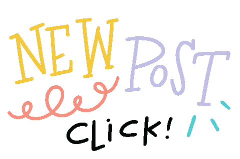 New Post Click Sticker by Lisa Aihara