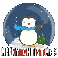 Merry Christmas Sticker by Pudgy Penguins