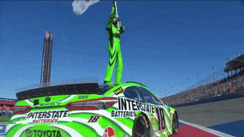 happy los angeles GIF by NASCAR