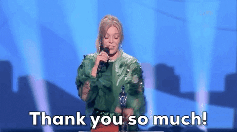 Thank You So Much Brits GIF by BRIT Awards
