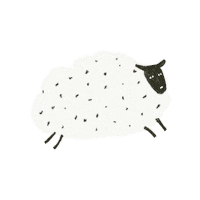 cocobeansco sheep betsypetersen cocobeansco Sticker