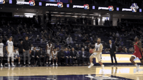 Slam Dunk GIF by Northwestern Athletics