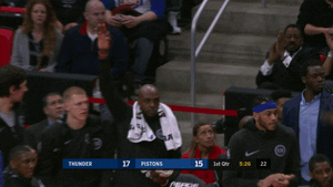 i see you bro detroit pistons GIF by NBA