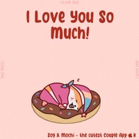 I Love You Sleeping GIF by SoyandMochi
