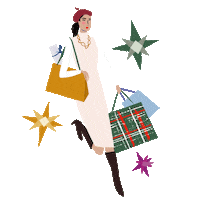 theshopsatcolumbuscircle happy excited coffee holiday Sticker