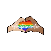 Fremde_werden_Freunde love heart friends bff Sticker