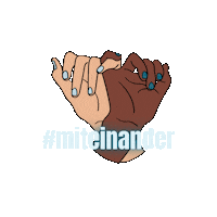 Fremde_werden_Freunde friends together bff diversity Sticker