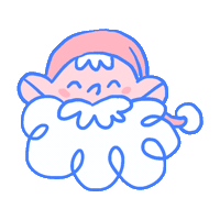 Happy Santa Claus Sticker