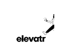 elevatr_hospitality hotel rennen elevatr elevatr hospitality Sticker