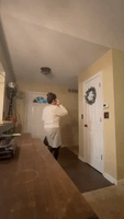 Son Surprises Mom by Appearing From Closet on Thanksgiving Eve