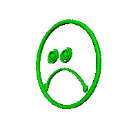 LeBonkeur sad green emoji bonk Sticker