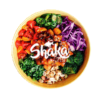 ShakaMexico food eat hawaii bowl Sticker