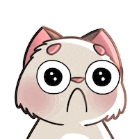 Sad Big Eyes Sticker