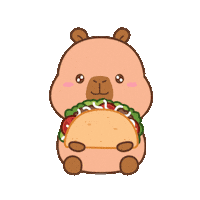 Happy Fast Food Sticker