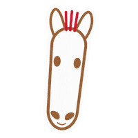 Horses Expand Sticker by Sorbeo Horse Bedding