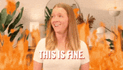 This Is Fine On Fire GIF by StickerGiant