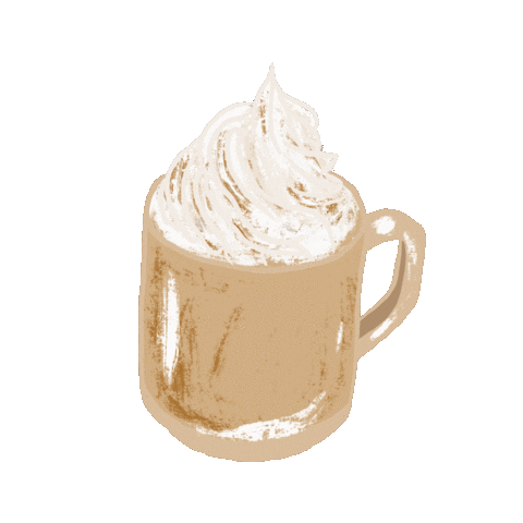 Coffee Fall Sticker