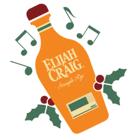 Christmas Whiskey Sticker by Elijah Craig