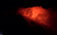 Mount Etna Erupts, Spewing Lava and Ash Into Sicilian Sky