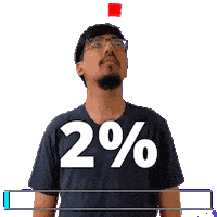 2Percent Two Percent Sticker