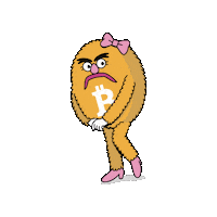 Bitcoin Cryptocurrency Sticker by herecomesbitcoin