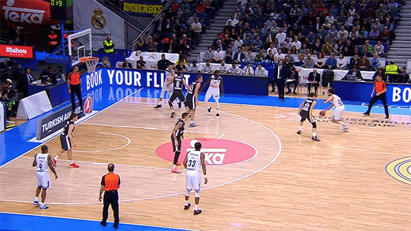 real madrid basketball GIF by EuroLeague