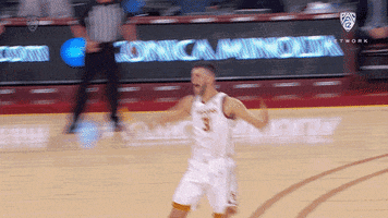 Excited Usc Trojans GIF by Pac-12 Network