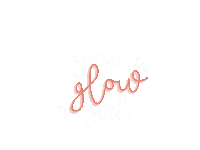 Girl Glow Sticker by Her Campus at Kennesaw