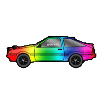 Initial D Drift Sticker by ImportWorx