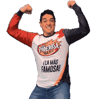 LaPoderosa baby gym trabajo hombre Sticker
