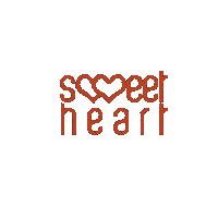 Ranaez love heart red sweet Sticker