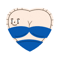 Heart Beach Sticker