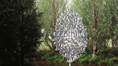 ecothriveofficial giphygifmaker 3d forest organic GIF