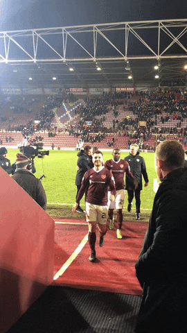 Fist Pump Hearts GIF by Heart of Midlothian
