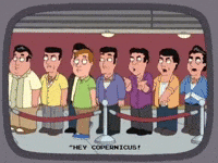 family guy waiting in line GIF