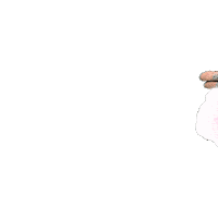 Flying Cotton Candy Sticker by Marketing en bandeja