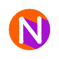 Orange Abc Sticker
